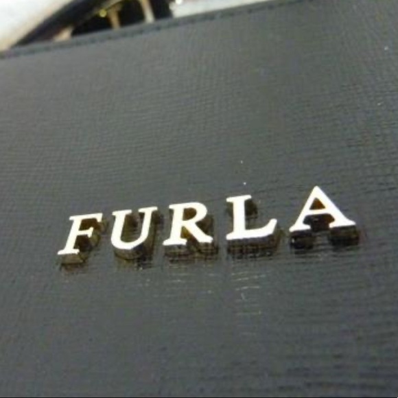 Furla Saffiano Leather Onyx Julia Shoulder Tote Bag - Picture 7 of 7